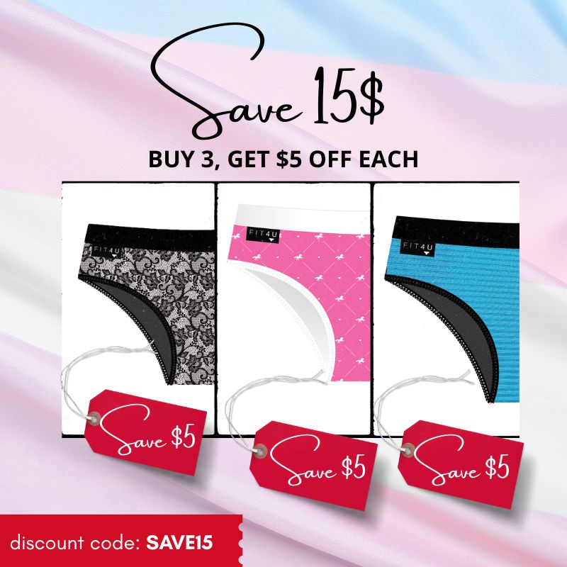 Compression and tucking gear on sale. Save 15$, buy any tucking panty and get 5$ per item. especialy designed for MTF.