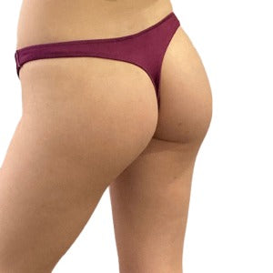 thong active fit - purple -for non-binary and trans women