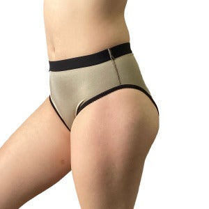 comfort fit - shinny gold -transgender mtf underwear