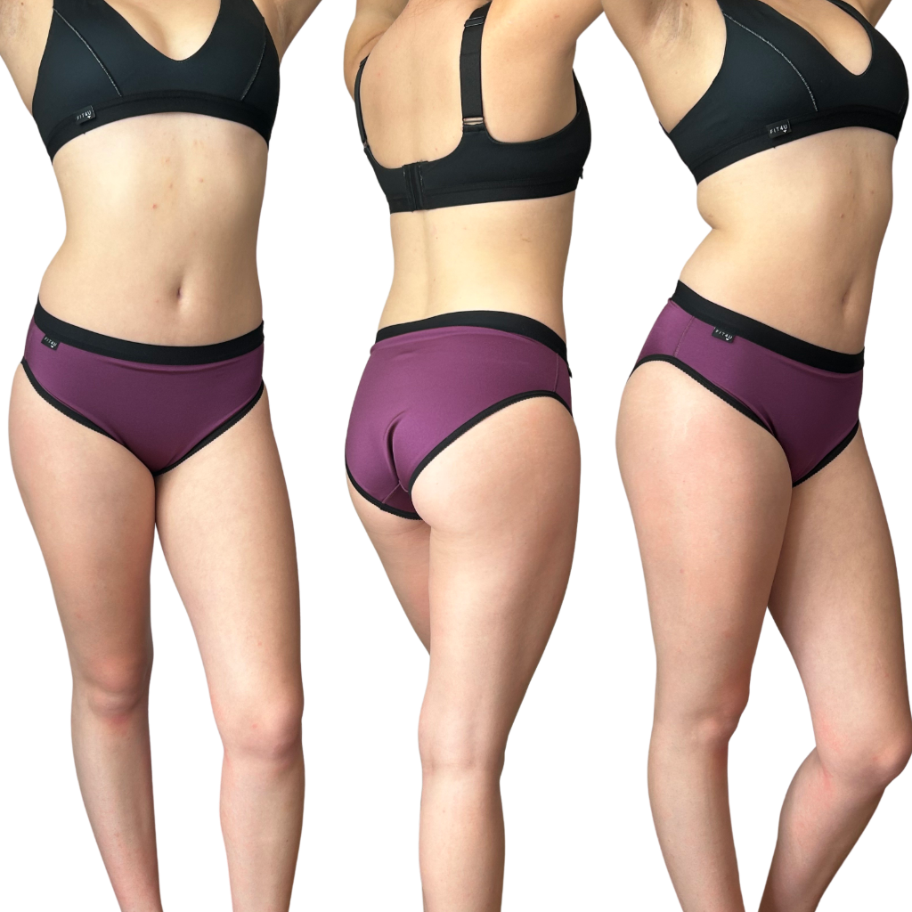 comfort fit - shinny grape -transgender mtf underwear