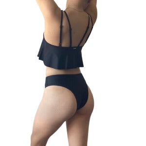Comfort Fit - Shinny Black -transgender MTF underwear