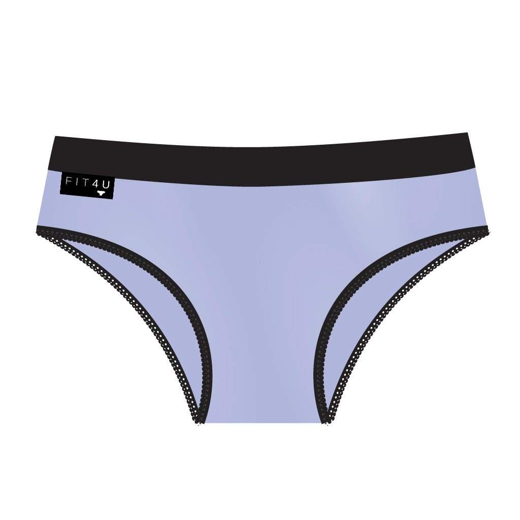 （black/white/light purple）cotton tucking & gaff compression panties, for  MTF transgender trans women & girls non-binary