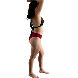 bikini, swimwear, cheeky, tucking genitals, tucking, tuck, maillot de bain