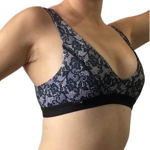 everyday wireless  bra - pretty lace - mtf lingerie
