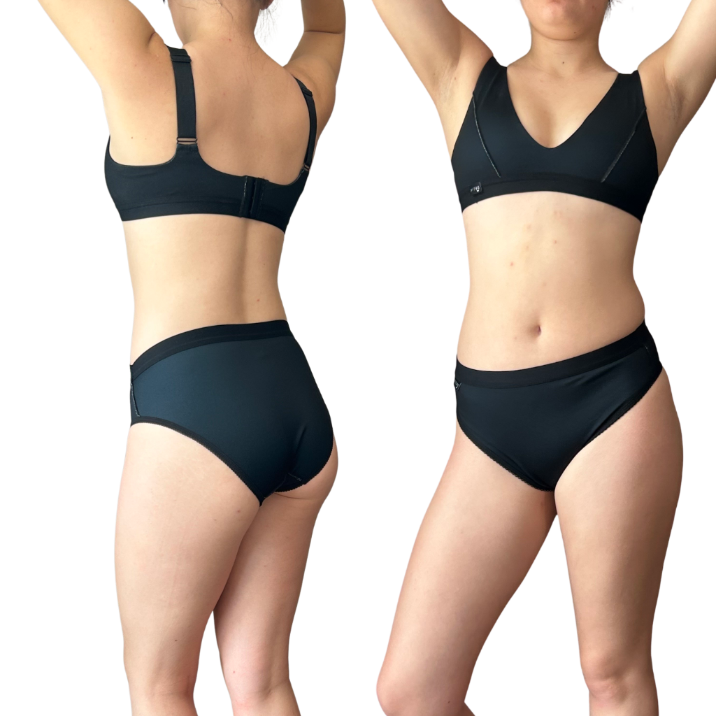 active fit - new black - transgender mtf underwear