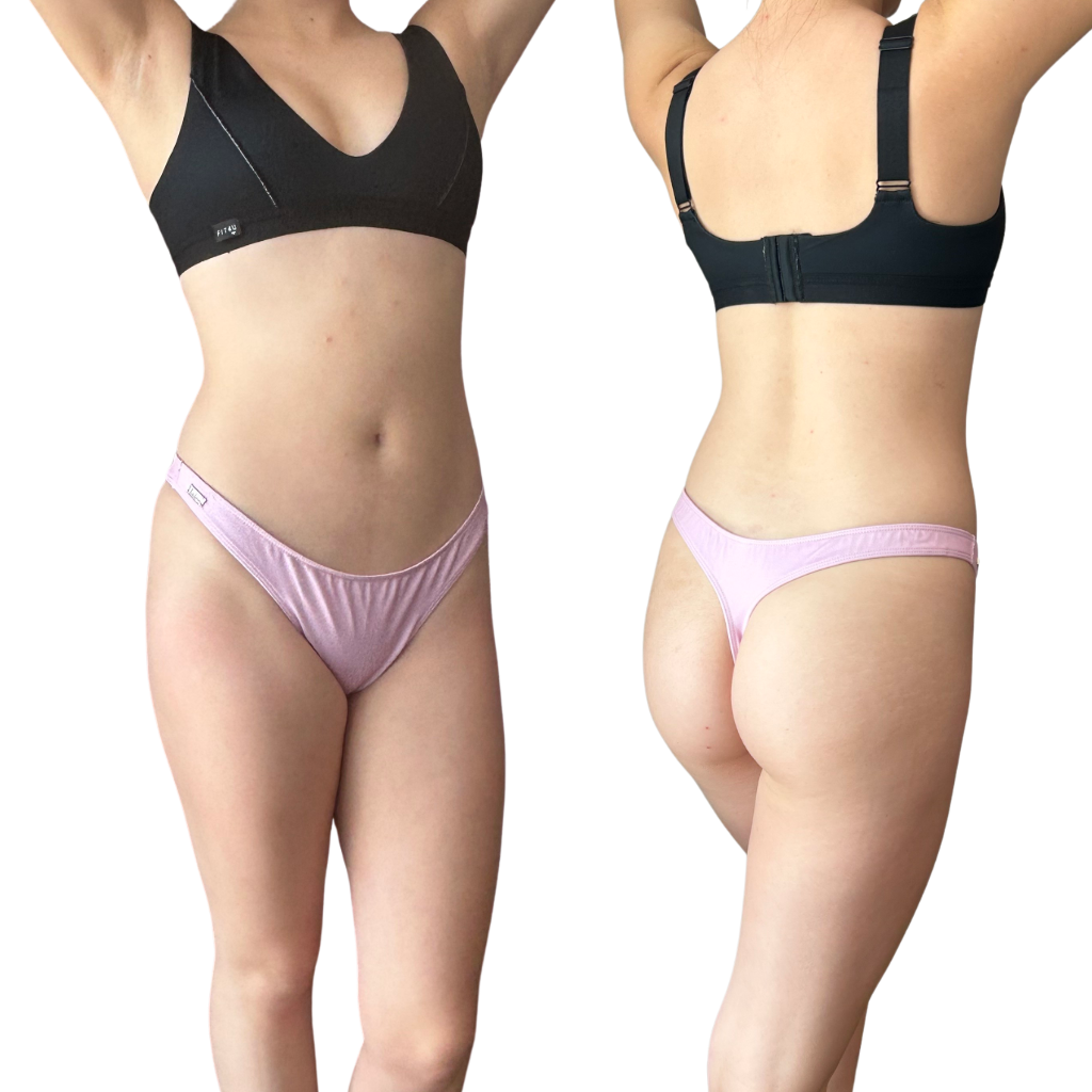 thong active fit - pink - for non-binary and trans women