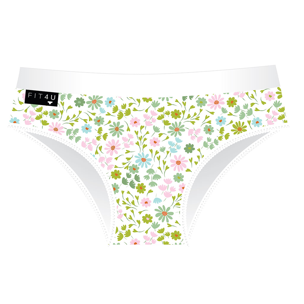active fit - flower garden -transgender mtf underwear