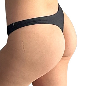 thong active fit- black - for non-binary and trans women