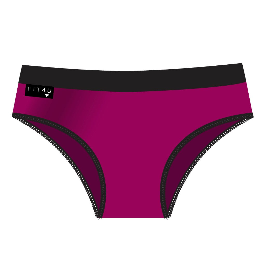 comfort fit - shinny pink -transgender mtf underwear