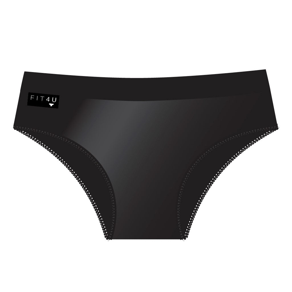 comfort fit - shinny black -transgender mtf underwear