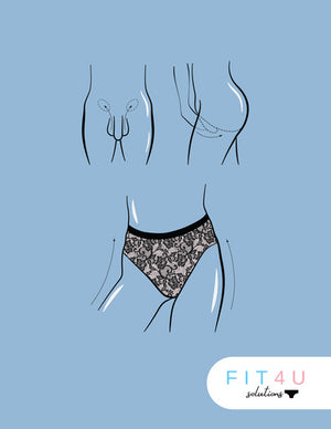 active fit - flower garden -transgender mtf underwear