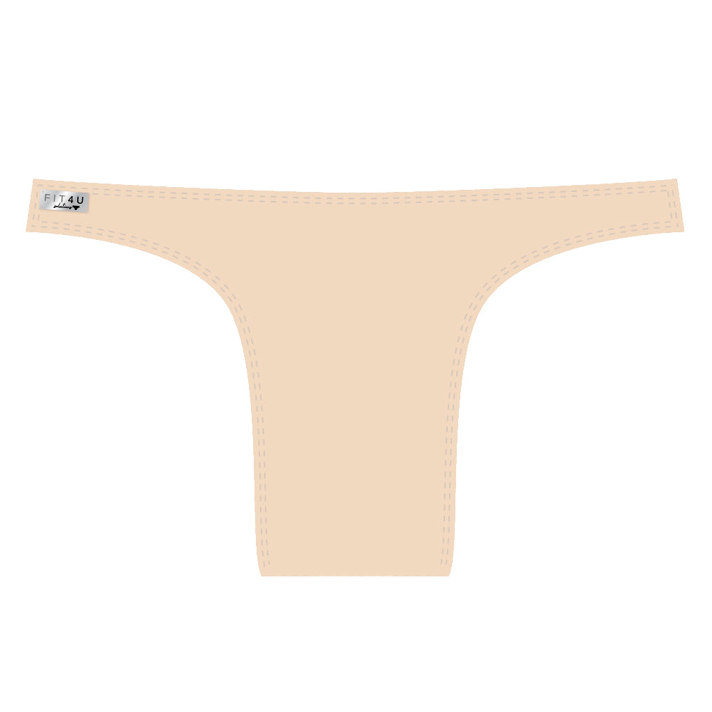 thong active fit- light nude -for non-binary and trans women