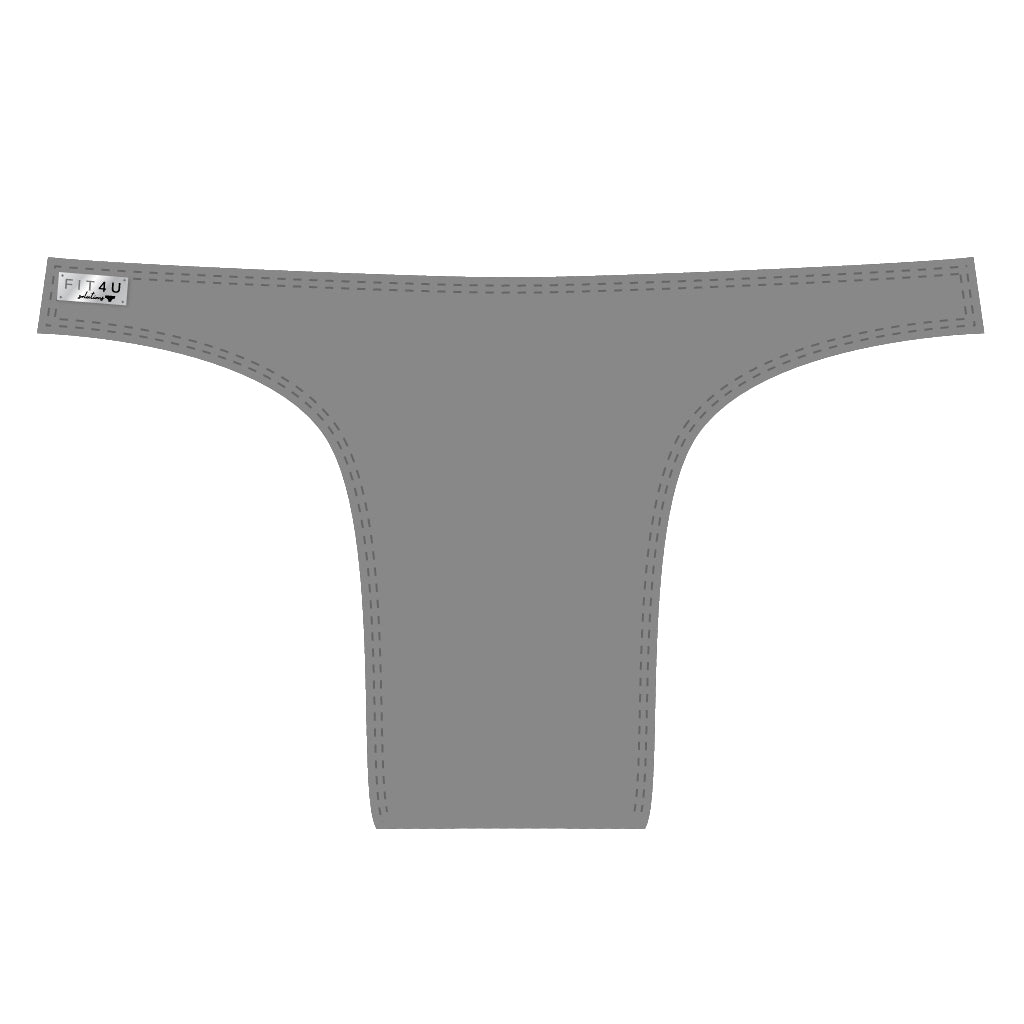 Thong Active Fit - Gray -for non-binary and trans women